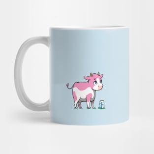 cute strawberry milk cow Mug